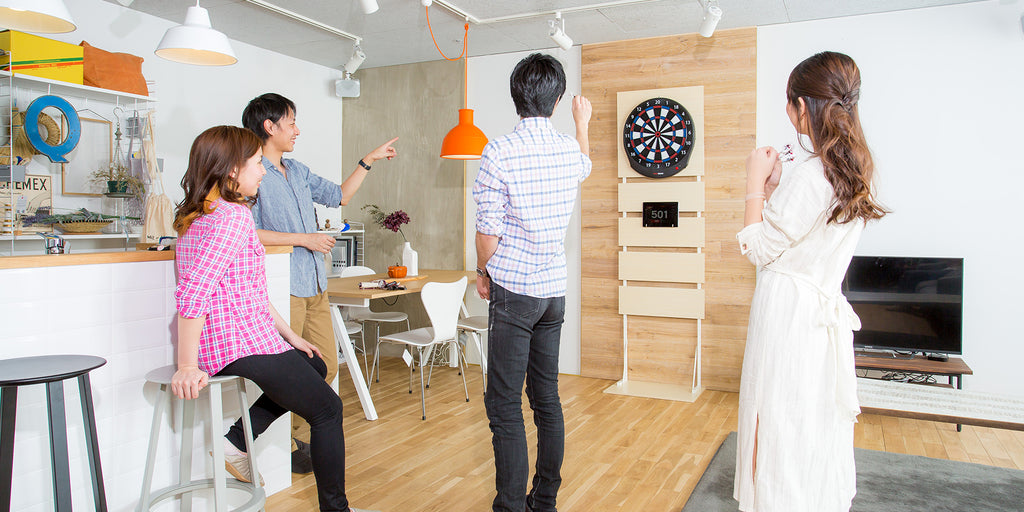 play darts at home on the granboard dash electronic dartboard. グランボードdash